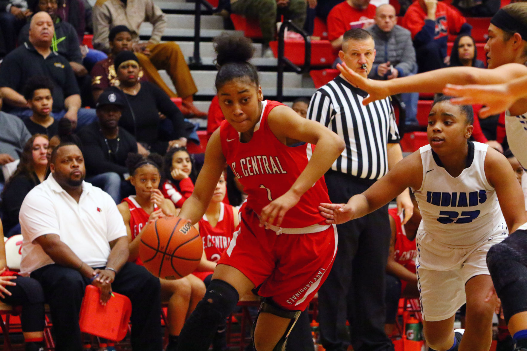 Girls Basketball Sectional Finals - E.C. Central vs. Lake Central